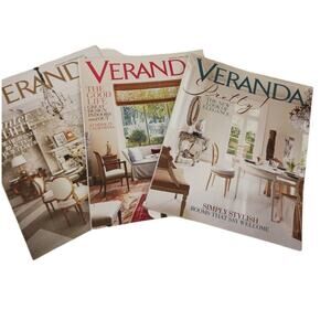 2015 2017 Lot Of 3 VERANDA Magazines January & March, September Issues Decorate